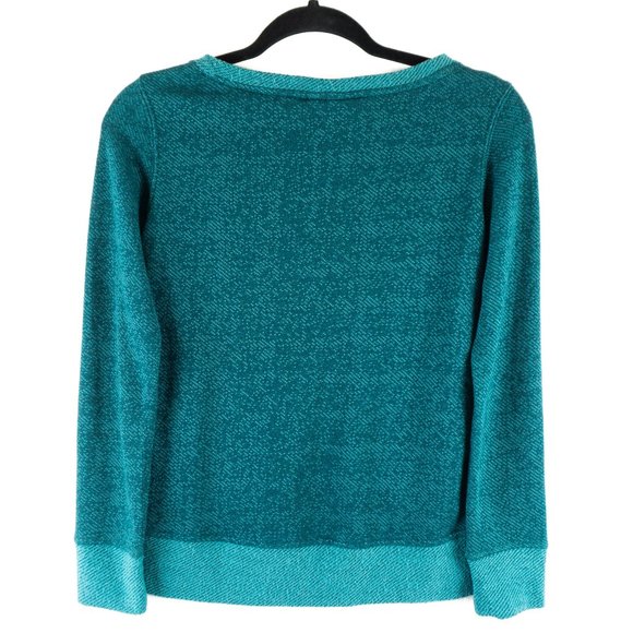 Purple Heart “Me + U” Teal Graphic Sweater - XS - Picture 4 of 4